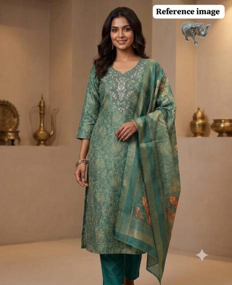 Krunique 3pcs surat kurti wholesale market